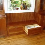 bench seat, bead board