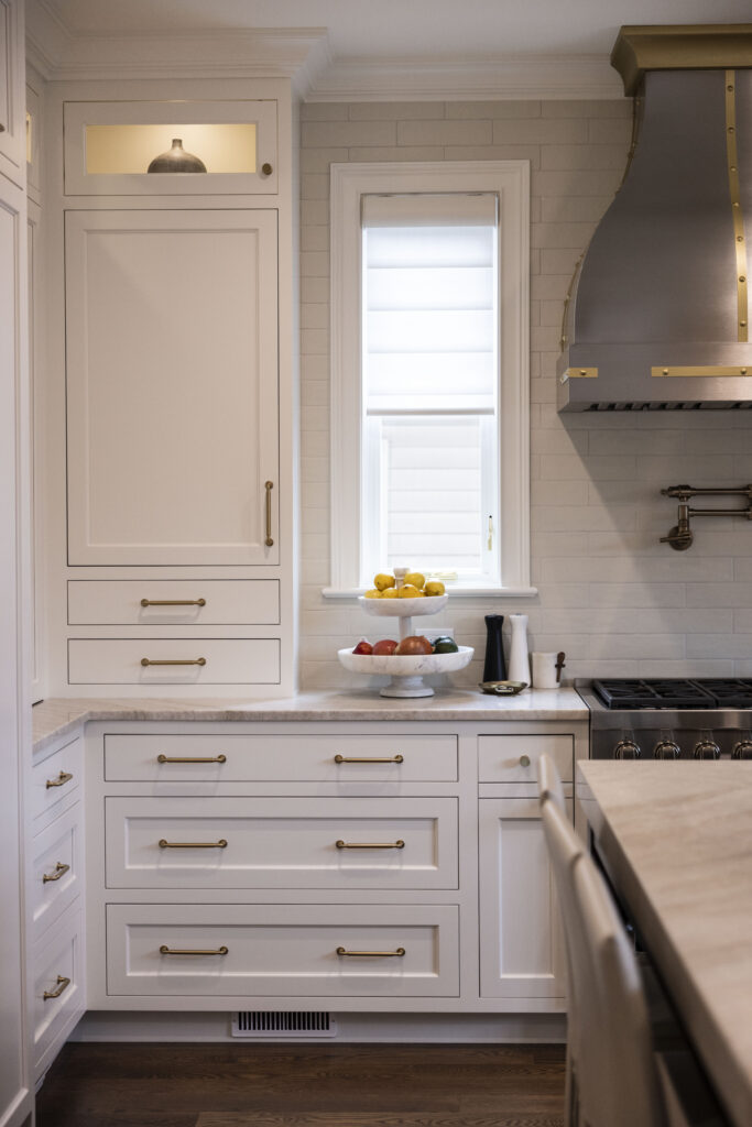 White Inset Kitchen