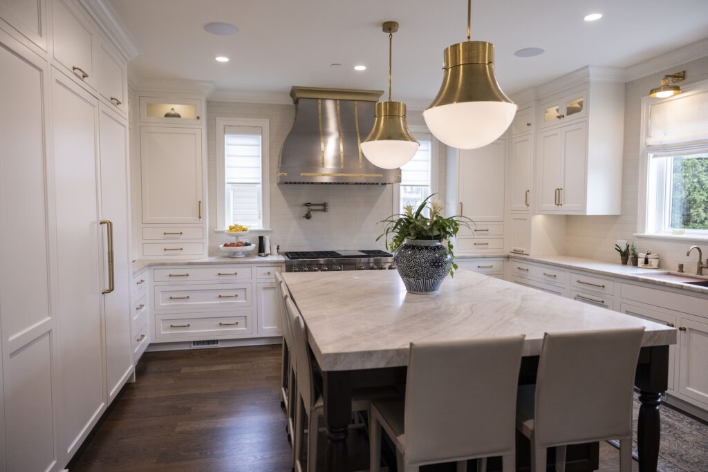 White Inset Kitchen