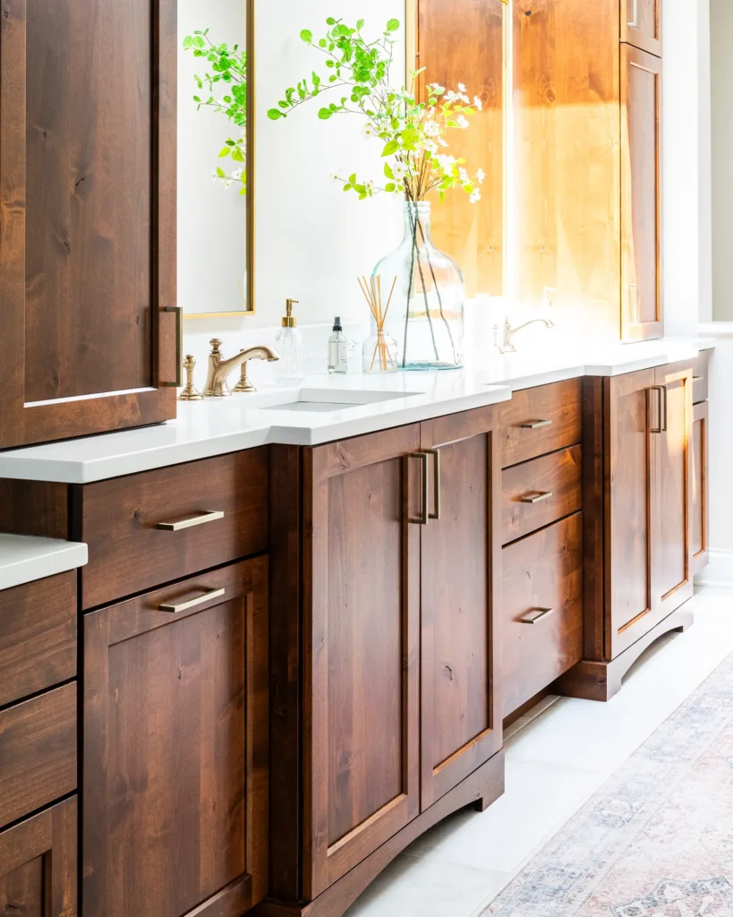 Knotty Alder Bathroom