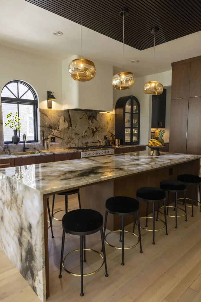 Art Deco Walnut Kitchen