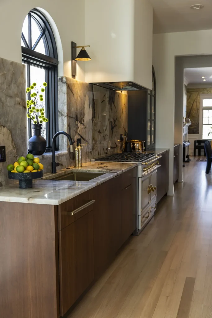Contemporary Walnut Kitchen