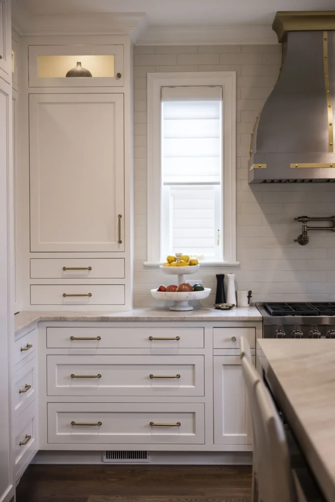 White Inset Kitchen