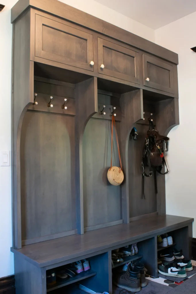 Stained Mudroom
