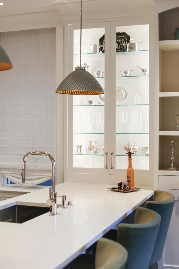 Built-In Glass Cabinet